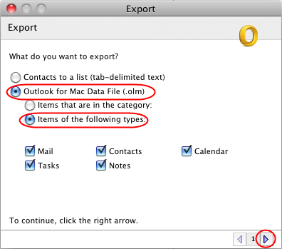 Export email outlook mac os